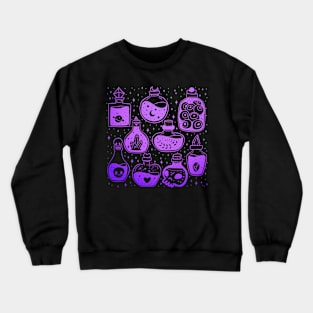 Magical fantasy potions bottles esoteric witchy iteams Crewneck Sweatshirt